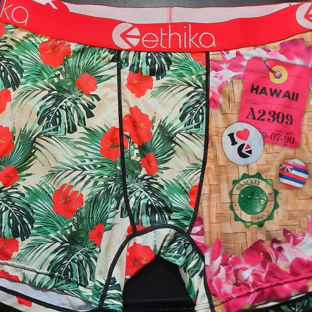 Ethika underwear boxer briefs boxers XL Swag Drip aloha sagger trunks drawz